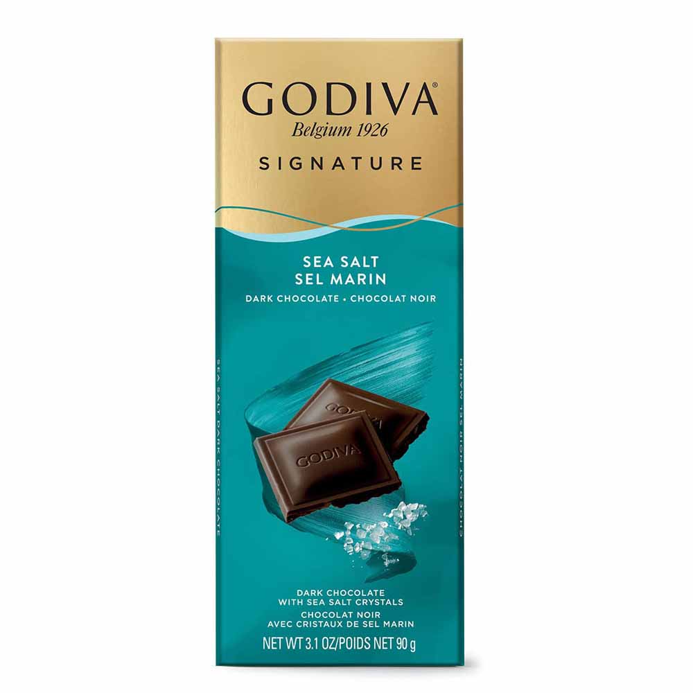 Godiva Dark Sea Salt Chocolate 90g